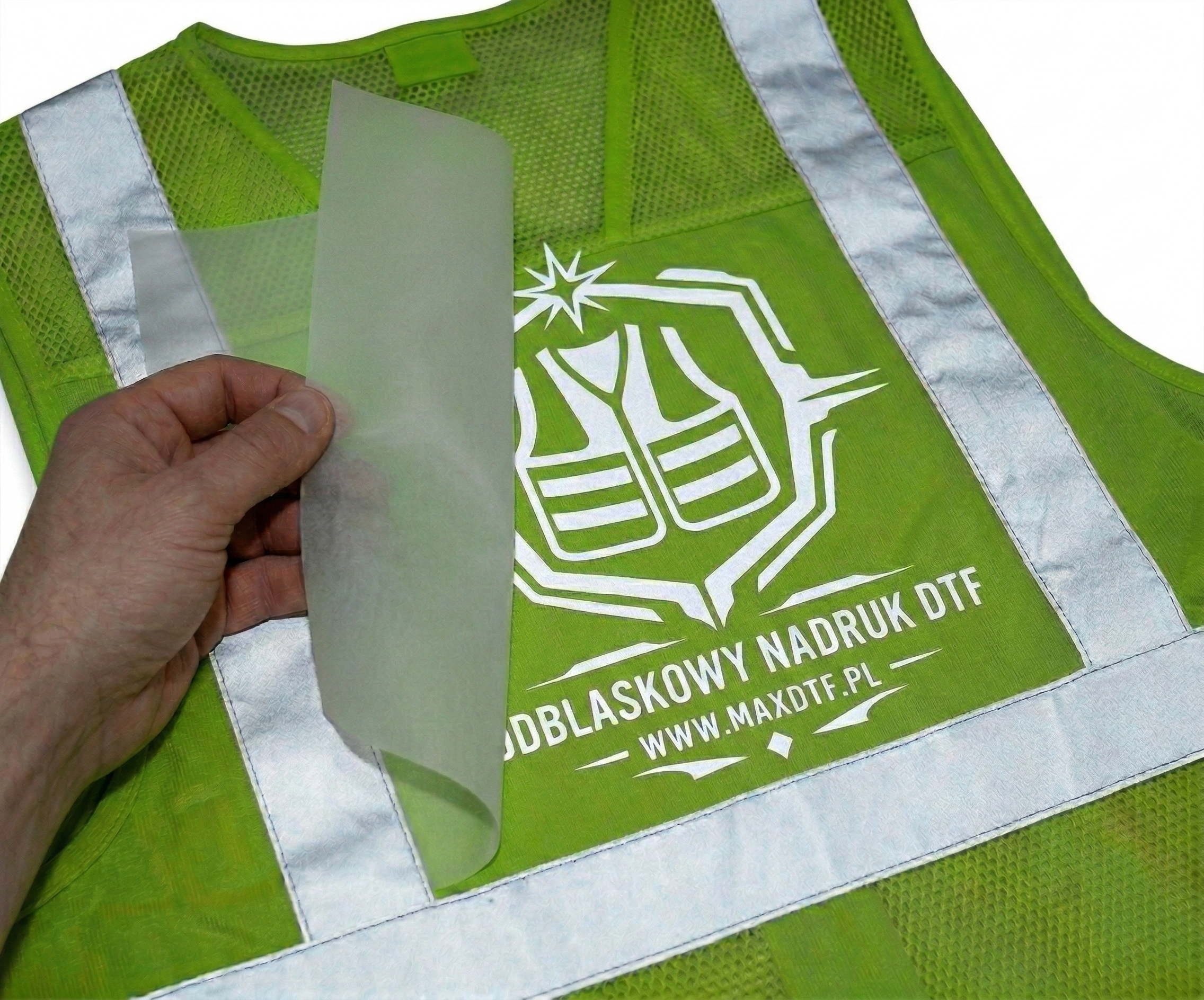 Odblaskowy DTF HV z roli - obrazek 2